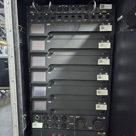 D&B D80 6 way racks